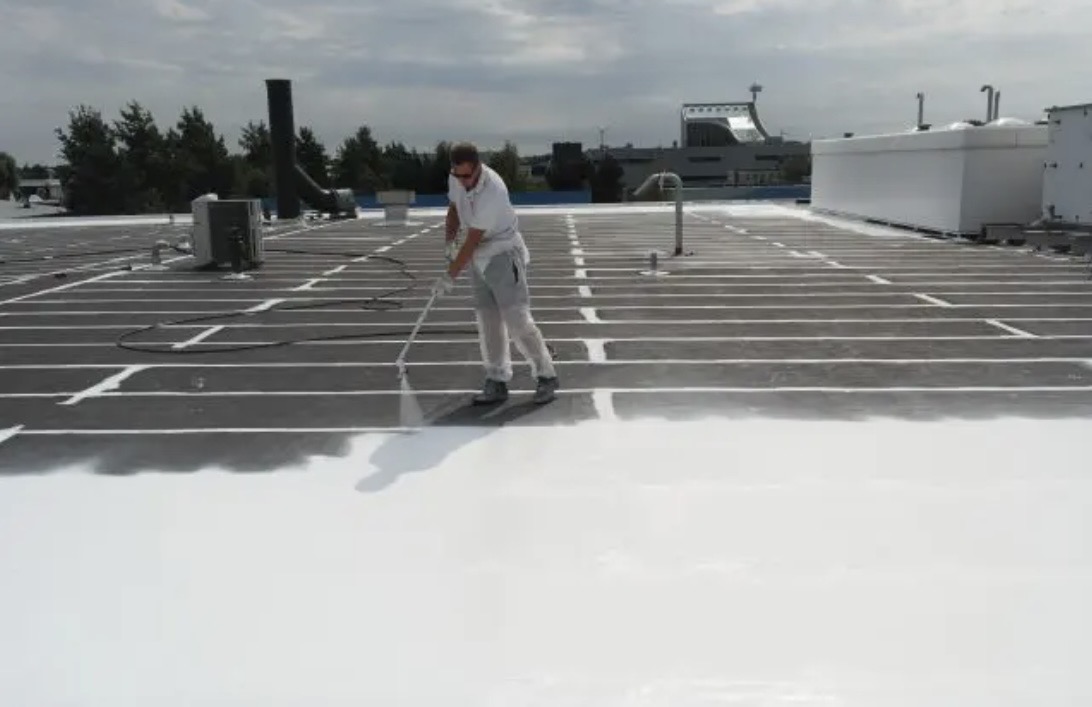 Bitumen dak met scheurvorming